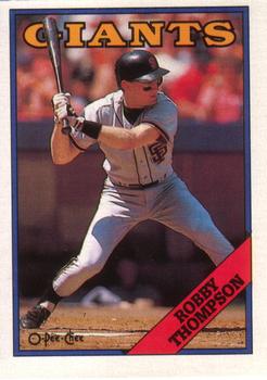 1988 O-Pee-Chee Baseball Cards 208     Robby Thompson